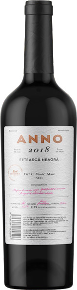 Vin  roşu sec - ANNO Feteasca Neagra 2018, 0.75L, Licorna WineHouse