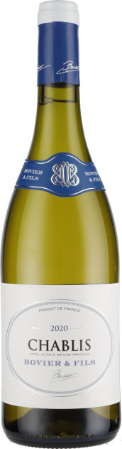 Vin  alb sec - Chablis 2020, 0.75L, Bovier & Fils