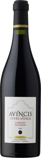 Vin  roşu sec - Cuvee Andrei Cabernet Sauvignon 2016, 0.75L, AVINCIS