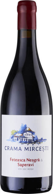 Vin  roşu sec - Feteasca Neagra & Saperavi 2018, 0.75L, Crama Mircesti