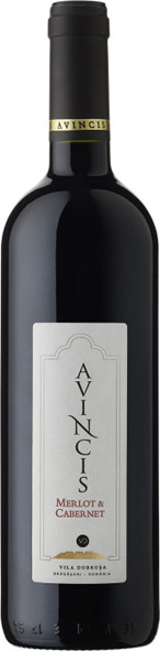 Vin  roşu sec - Merlot & Cabernet Sauvignon 2015, 0.75L, AVINCIS