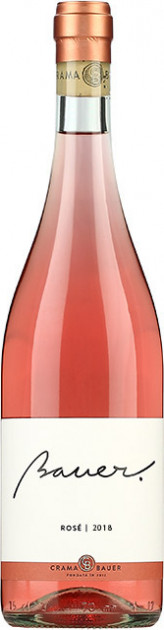 Vin  rose sec - Rose 2018, 0.75L, Bauer