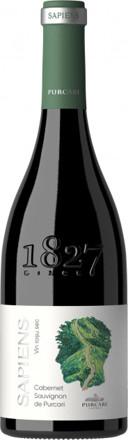 Vin  roşu sec - Sapiens Cabernet Sauvignon 2021, 0.75L, Purcari