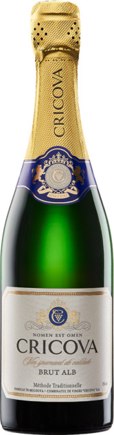 Vin spumant alb brut - Spumant Clasic Brut Alb, 0.75L, Cricova