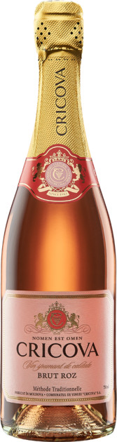 Vin spumant rose brut - Spumant Clasic Brut Rose, 0.75L, Cricova